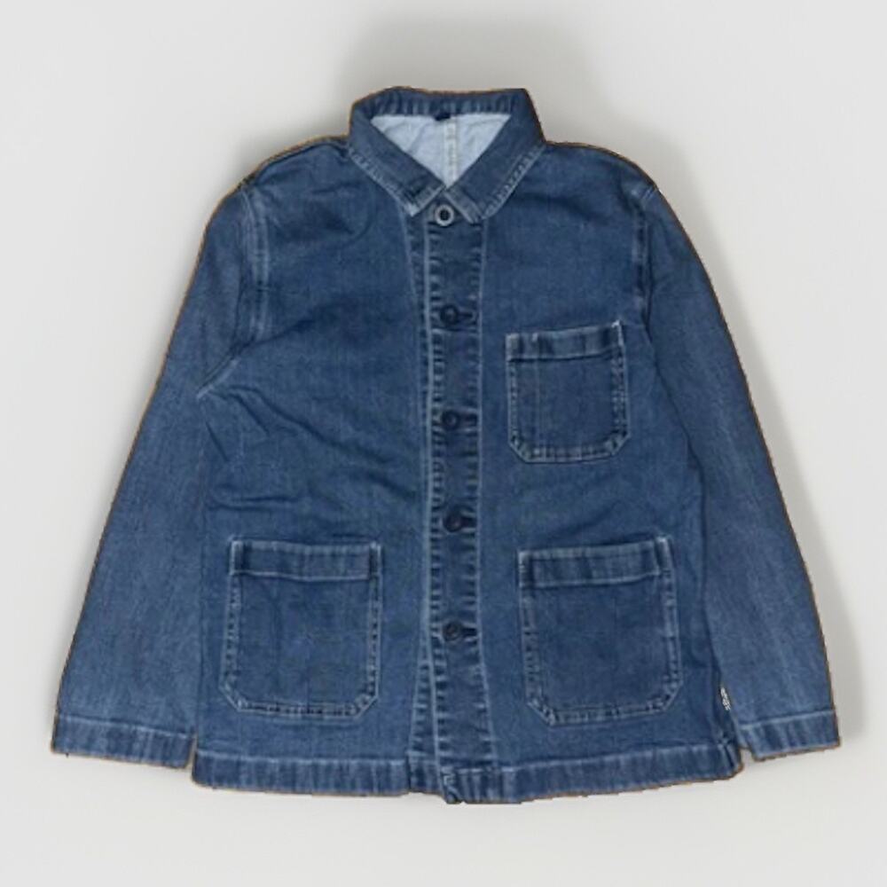 Uniqlo Kids Denim Chore Jacket 18x22 Split Back